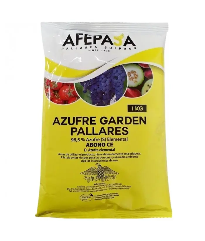 AZUFRE MICRONIZADO GARDEN PALLARES 1KG